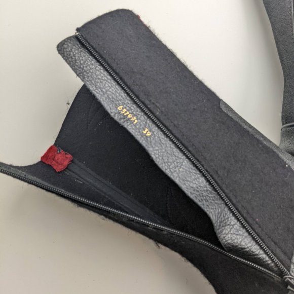 Sheep Wool Felt Galoshes Boots Size Valenki EU 39 - Picture 6 of 13